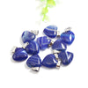 16mm Mini stripe agate crystal pendants crystals healing stones heart pendants charms for jewelry making