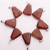 Geometric Jewelry Natural Stone Trapeze Pendant For DIY Jewelry Making