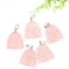 Natural Rose Quartz Carved Amulet Lucky Charm Necklace Pendant Jewelry