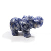 1.5 Inch Natural Crystal Healing Stone Animal Elephant Statue