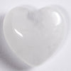 Charms 20mm natural heart rose quartz amethyst stone healing quartz crystal heart for home wedding decoration