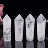 Crystals Wholesale Bulk Natural Healing Stone Tower Point Gemstone Clear White Quartz Point Crystal hexagonal column