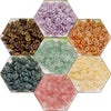 Natural Crystals Healing Stones Beads 15mm Small Jade Crystal Donuts Pendant For Jewelry Making