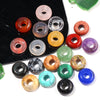 Wholesale 4x10mm Natural Crystal Gemstone Loose Bead Round Shape Big Hole Stone Beads for Jewelry Making