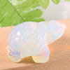 2inch Natural Healing Crystal Reiki Gem Stone Carved Animal Turtle Tortoise Crystal Statue Figurine for Home Decor