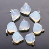 Natural Gemstone Mixed Color Engraving Skull Skeleton stone Pendant for Jewelry Making