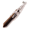 77mm Natural Quartz Crystal Baguette Healing Stone Pendant