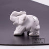 1.5inch Natural gemstone animal carving crystal elephant figurines elephant statue small stone crafts