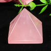 30mm Quartz Healing Stone Carved Crystal Pyramid Statue Crystal Tower