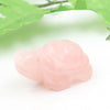 1.5 inch Natural Crystals Healing Stone Carved Animal Turtle Figurines Statue Crystal Stone Crafts For Home Decoration