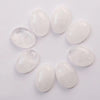 Wholesale 18x25mm natural gemstone loose beads mixed stone oval flat back stone cabochon for jewelry accessories