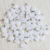 Charms assorted natural Amethyst purple crystal stone bead heart pendants
