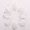 Wholesale 15x20mm natural gemstone loose beads mixed stone oval flat back stone cabochon for ring bracelet making