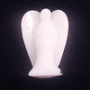 3 Inch Large Engraved Guardian Halo Angel Natural Crystal Angel Statue