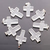 Fashion Natural Gemstone Wholesale Healing Crystal Cross Pendant Necklace Jewelry Cross Pendant