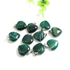 20mm Stripe agate crystal pendants crystals healing stones heart gemstone pendants charms for jewelry making