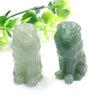 1.5 Inch Natural Crystal Carved Animal Lion Statue Stone Home Decor