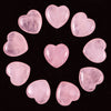 20mm Natural Crystal Heart Charms Gemstone Healing Crystal Carving Hearts Beed No Hole for jewelry stone