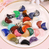 Charms Crystals Healing Stones Natural Crystal Star Moon Heart Mini Gemstone Stone Crafts