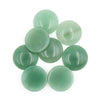 Natural Cabochon 25mm Crystal Quartzite Beads Round Flat Back Cabochon