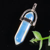 Wholesale Assorted Charms Natural Crystal Stone Hexagon Point Pillar Pendulum Pendant for DIY Jewelry Making