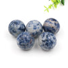 Wholesale Natural Healing Gemstone Stone 25mm Big Crystal Rose Quartz Sphere Crystal Ball Sphere Charms For Decoration