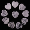 20x8mm Small natural quartz crystals stone hearts healing quartz crystal heart gemstone for home wedding decoration