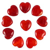 20mm Natural Crystal Heart Charms Gemstone Healing Crystal Carving Hearts Beed No Hole for jewelry stone