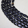 Natural stone rectangle shape gemstone beads for DIY necklace jewelry