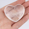 High quality natural crystal heart shaped rose quartz transparent apatite