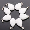 Natural Gemstone Pendant Bead Crystals Healing Stones Necklace Water Drop Pendants Charms For Jewelry Making