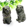 1.5 Inch Natural Crystal Carved Animal Lion Statue Stone Home Decor