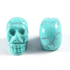 1inch Mixed Color Natural Healing Gemstone Crystal Carved Head Skulls Ornament for Home Decoration Carving Crafts