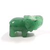 1.5 Inch Natural Crystal Healing Stone Animal Elephant Statue