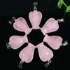 Wholesale assorted 15x20mm fashion natural crystal stone bead pendant natural stone angel pendants for jewelry making