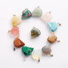 Natural Gemstone Mixed Color Engraving Skull Skeleton stone Pendant for Jewelry Making