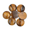 Natural Cabochon 25mm Crystal Quartzite Beads Round Flat Back Cabochon