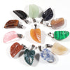 Natural chakra hand carved crystal Reiki Healing skull angel bear animal charm stone pendant wholesale handmade for men