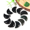 Charms Hand Carved Small Natural Stone Reiki Healing moon shape crystals wholesale bulk