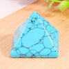 30mm Quartz Healing Stone Carved Crystal Pyramid Statue Crystal Tower