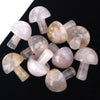 Wholesale natural mushroom crystals mini crystal mushroom carving decoration