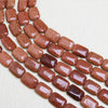 Natural stone rectangle shape gemstone beads for DIY necklace jewelry