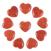 20x8mm Small natural quartz crystals stone hearts healing quartz crystal heart gemstone for home wedding decoration