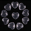 Natural Crystal Heart Charms heart-shaped Chakra Healing Crystal Carving Hearts Mini Gemstone for decorations