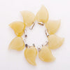 Natural Quartz Crystal Gemstone Bead Pendant Healing Crystal Heart Stone Pendant Bulk Charms For Jewelry Making