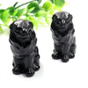 1.5 Inch Natural Crystal Carved Animal Lion Statue Stone Home Decor