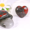 30mm Charm Healing Reiki Crystal Heart Chakra Stone Heart Gemstone