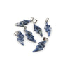Mini Natural Stone Pendant Wholesale Healing Crystal Lightning Necklace Stone Pendent Charms For Jewelry Making