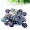 Natural Crystals Healing Stones Beads 15mm Small Jade Crystal Donuts Pendant For Jewelry Making
