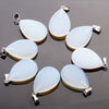Natural Gemstone Pendant Bead Crystals Healing Stones Necklace Water Drop Pendants Charms For Jewelry Making